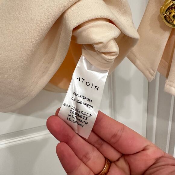 NEW Atoir Joni Mini Dress in Butter Size Small - Picture 7 of 8